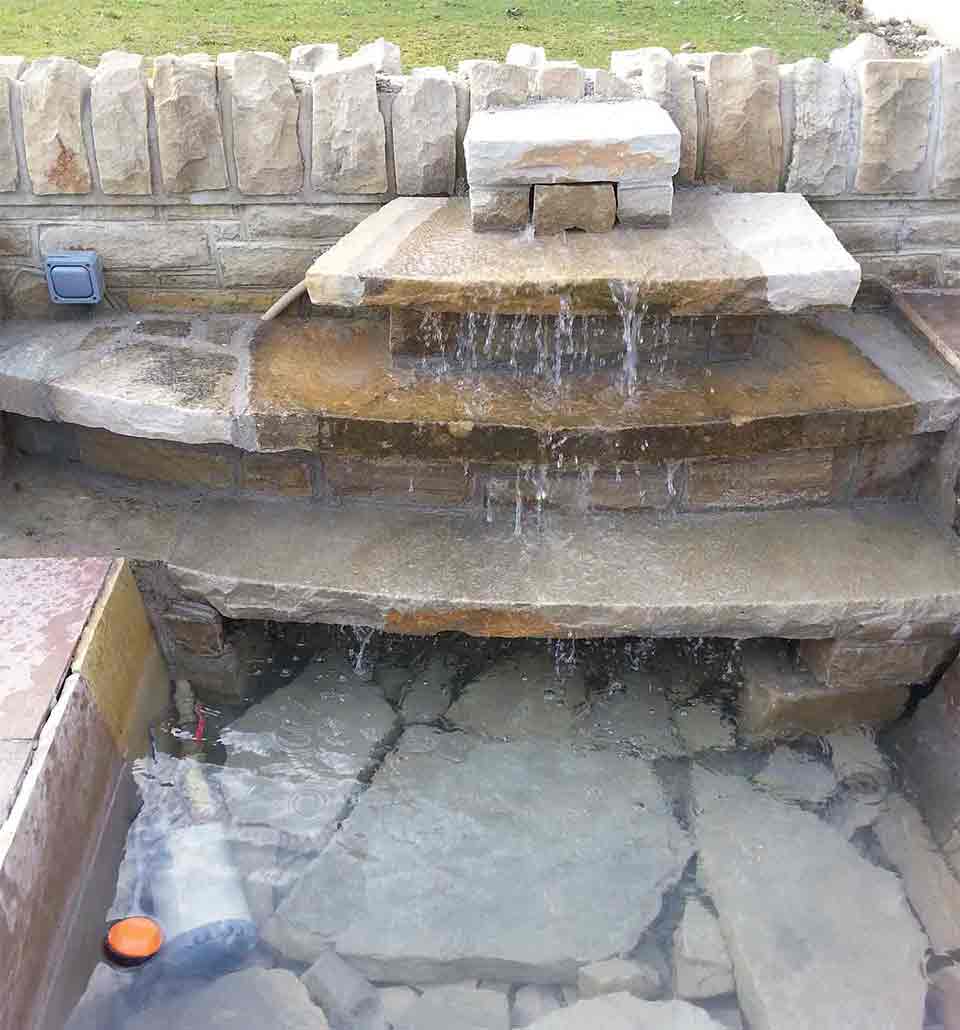 garden water feature