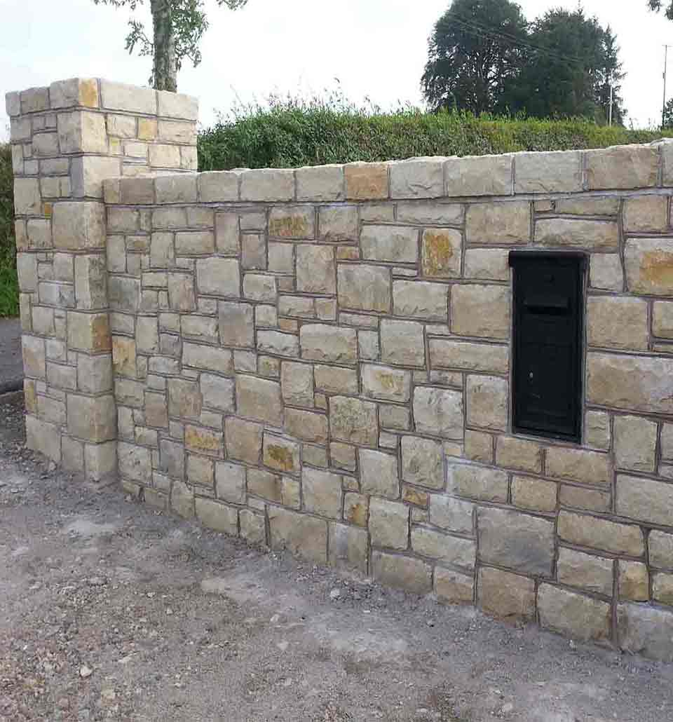 sandstone wall